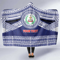 Personalised Tonga Sia'atoutai Theological College Hooded Blanket Polynesian Ngatu Tribal