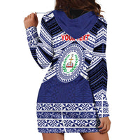 Personalised Tonga Sia'atoutai Theological College Hoodie Dress Polynesian Ngatu Tribal