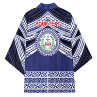 Personalised Tonga Sia'atoutai Theological College Kimono Polynesian Ngatu Tribal - Polynesian Pride