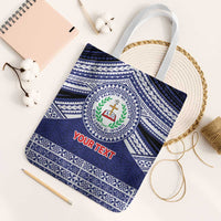 Personalised Tonga Sia'atoutai Theological College Tote Bag Polynesian Ngatu Tribal - Polynesian Pride