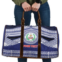 Personalised Tonga Sia'atoutai Theological College Travel Bag Polynesian Ngatu Tribal - Polynesian Pride