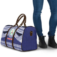 Personalised Tonga Sia'atoutai Theological College Travel Bag Polynesian Ngatu Tribal - Polynesian Pride