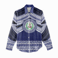 Personalised Tonga Sia'atoutai Theological College Women Casual Shirt Polynesian Ngatu Tribal LT9 - Polynesian Pride
