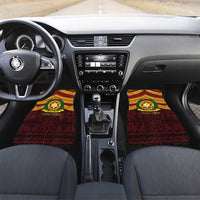 Personalised Tonga Vava'u High School Car Mats Polynesian Ngatu Tribal