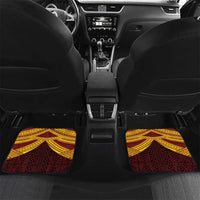 Personalised Tonga Vava'u High School Car Mats Polynesian Ngatu Tribal