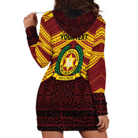 Personalised Tonga Vava'u High School Hoodie Dress Polynesian Ngatu Tribal