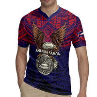 American Samoa Brave Eagle Personalized Rugby Jersey National Flag Color