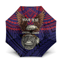 American Samoa Brave Eagle Personalized Umbrella National Flag Color - Polynesian Pride