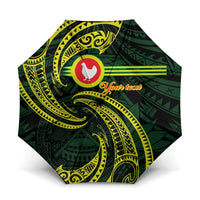 American Samoa Manua Cession Day Personalized Umbrella Polynesian Wave Style - Polynesian Pride