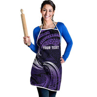 Manua Segaula American Samoa High School Personalized Apron Polynesian Wave Style - Polynesian Pride