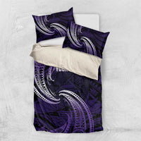 Manua Segaula American Samoa High School Personalized Bedding Set Polynesian Wave Style