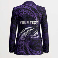 Manua Segaula American Samoa High School Personalized Blazer Polynesian Wave Style - Polynesian Pride