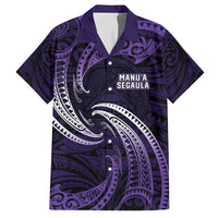 Manua Segaula American Samoa High School Personalized Hawaiian Shirt Polynesian Wave Style