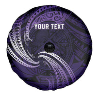 Manua Segaula American Samoa High School Personalized Spare Tire Cover Polynesian Wave Style