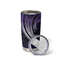 Manua Segaula American Samoa High School Personalized Tumbler Cup Polynesian Wave Style