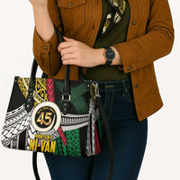 Ni-Van Vanuatu 45th Yumi Yumi Yumi Leather Bag Vanuatuan Boar Tusk Polynesian Pattern - Polynesian Pride