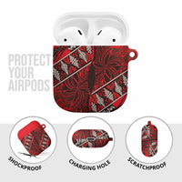Vintage Ngatu Tribal Tonga Pattern AirPods Case - Polynesian Pride