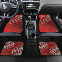 Vintage Ngatu Tribal Tonga Pattern Car Mats - Polynesian Pride