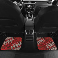 Vintage Ngatu Tribal Tonga Pattern Car Mats - Polynesian Pride