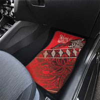 Vintage Ngatu Tribal Tonga Pattern Car Mats - Polynesian Pride