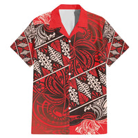 Vintage Ngatu Tribal Tonga Pattern Family Matching Mermaid Dress and Hawaiian Shirt - Polynesian Pride