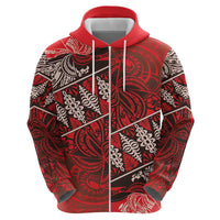 Vintage Ngatu Tribal Tonga Pattern Hoodie - Polynesian Pride