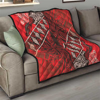 Vintage Ngatu Tribal Tonga Pattern Quilt - Polynesian Pride