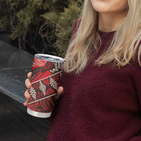 Vintage Ngatu Tribal Tonga Pattern Tumbler Cup - Polynesian Pride