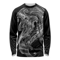 Pango Maori Tribal Hammershark Ghost Spirit Long Sleeve Shirt