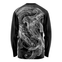 Pango Maori Tribal Hammershark Ghost Spirit Long Sleeve Shirt