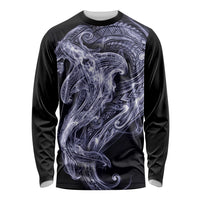 Kikorangi Maori Tribal Hammershark Ghost Spirit Long Sleeve Shirt