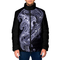 Kikorangi Maori Tribal Hammershark Ghost Spirit Padded Jacket