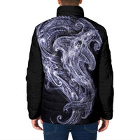 Kikorangi Maori Tribal Hammershark Ghost Spirit Padded Jacket