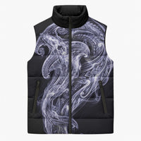 Kikorangi Maori Tribal Hammershark Ghost Spirit Sleeveless Puffer Jacket