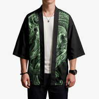Pounamu Maori Tribal Hammershark Ghost Spirit Kimono