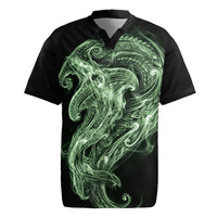 Pounamu Maori Tribal Hammershark Ghost Spirit Rugby Jersey