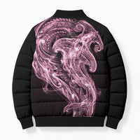 Mawhero Maori Tribal Hammershark Ghost Spirit Bomber Puffer Jacket