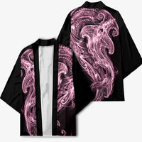 Mawhero Maori Tribal Hammershark Ghost Spirit Kimono