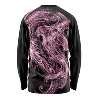 Mawhero Maori Tribal Hammershark Ghost Spirit Long Sleeve Shirt