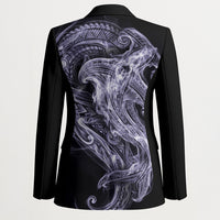Waiporoporo Maori Tribal Hammershark Ghost Spirit Blazer