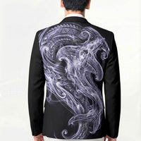 Waiporoporo Maori Tribal Hammershark Ghost Spirit Blazer