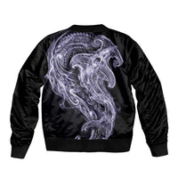 Waiporoporo Maori Tribal Hammershark Ghost Spirit Bomber Jacket