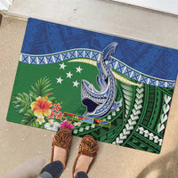 Melanesian Solomon Islands Rubber Doormat Tropical Shark Tattoo