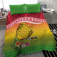 Melanesian Ni-Vanuatu Bedding Set Sea Turtle with Sand Drawing Pattern