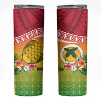 Melanesian Ni-Vanuatu Skinny Tumbler Sea Turtle with Sand Drawing Pattern