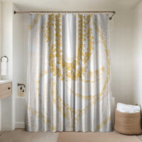 Aloha Lei Onaona Bathroom Set Beige Hawaiian Tribal Pattern - Polynesian Pride