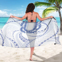 Aloha Lei Onaona Sarong Navy Blue Hawaiian Tribal Pattern