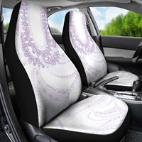 Aloha Lei Onaona Car Seat Cover Purple Hawaiian Tribal Pattern