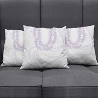 Aloha Lei Onaona Pillow Cover Purple Hawaiian Tribal Pattern - Polynesian Pride