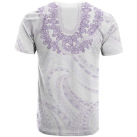 Aloha Lei Onaona T Shirt Purple Hawaiian Tribal Pattern